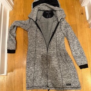 Calvin Klein Performance Hooded Longline Jacket - Size Medium